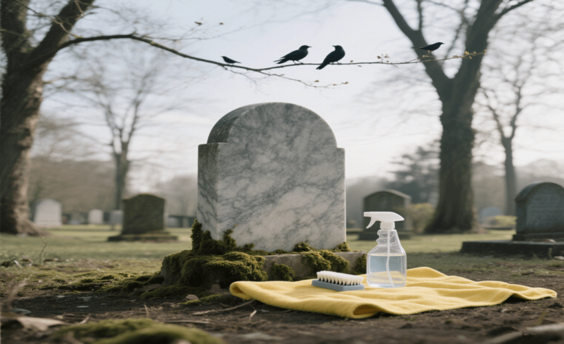 How To Clean a Marble Headstone