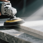 how to polish granite cut edges